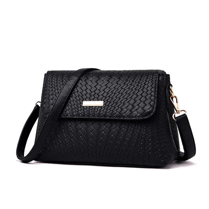 Women Shoulder Bags Small Satchel Simple Design Female Crossbody Bag Soft PU Leather Flap Bag Messenger Bags Sac Femme