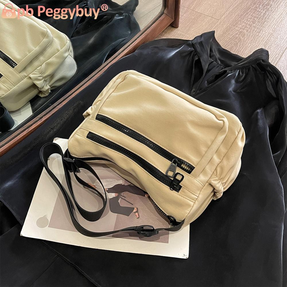 Shoulder Bag for Women Multiple Pockets Satchel Purse Nylon Adjustable Strap Messenger Bag Travel Commuting Bag