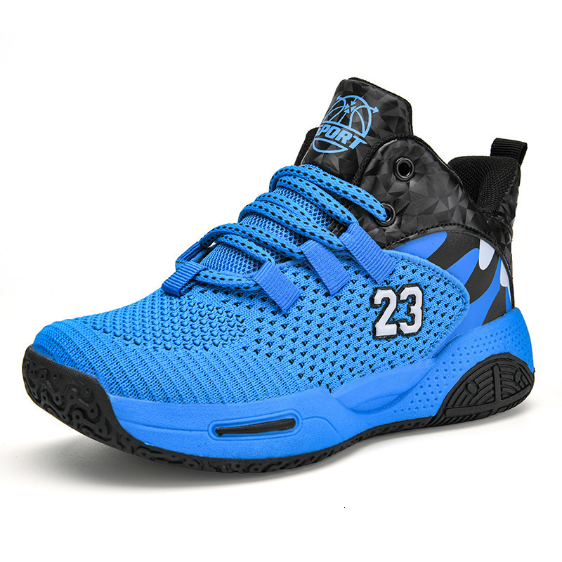 Children Boys Brand Leather Basketball Shoes Kids Sneakers Thick Sole Non-slip Sports Shoes Child Boy Basket Trainer Shoes Girls 220513