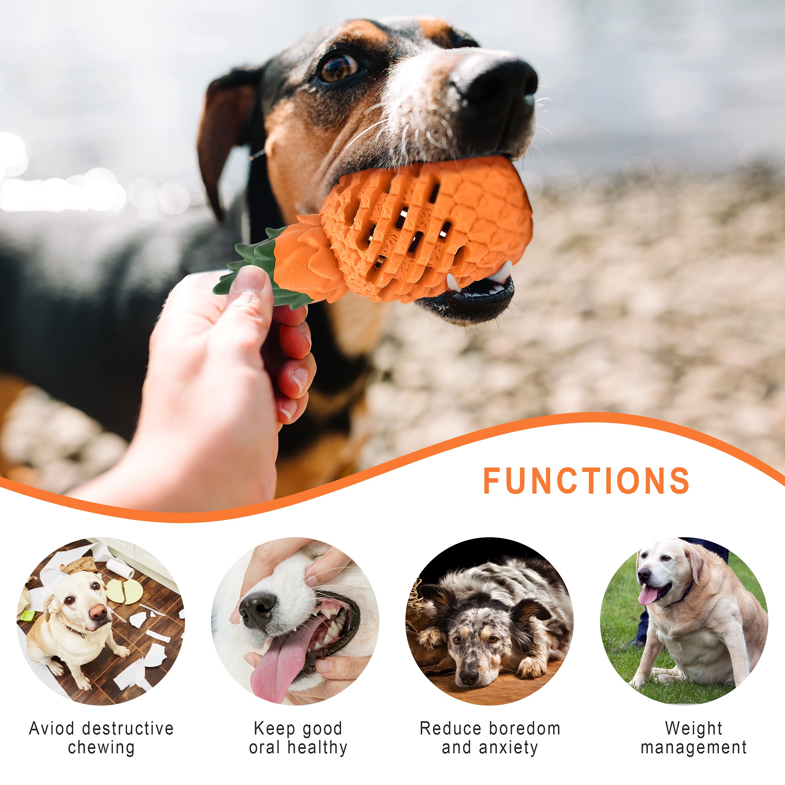 Hot Sell Help Your Pet Decompress Interactive Dogs Pet Rubber Dog Chew Toy