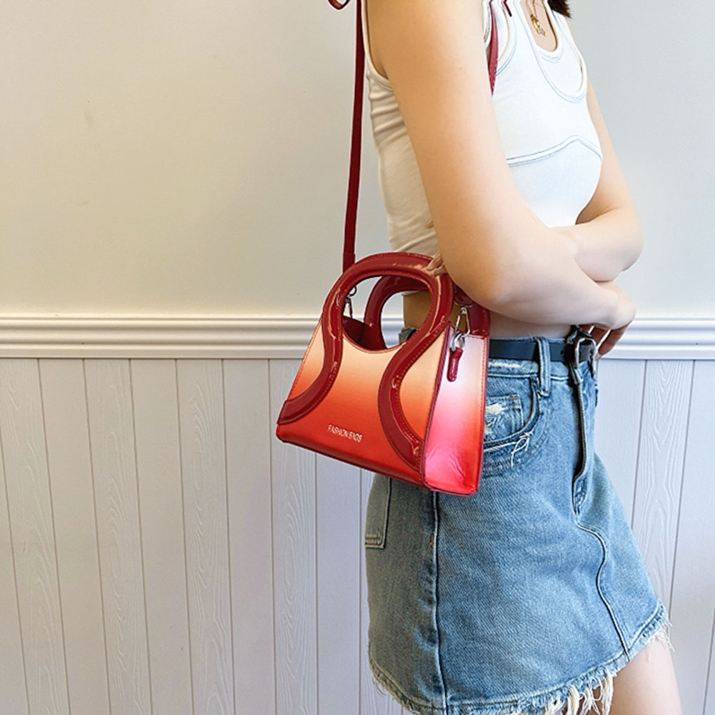 Women PU Fashion Shoulder Bag Large Capacity Simple Crossbody Bag Detachable Strap Elegant Designer Handbag Travel Sling Bag