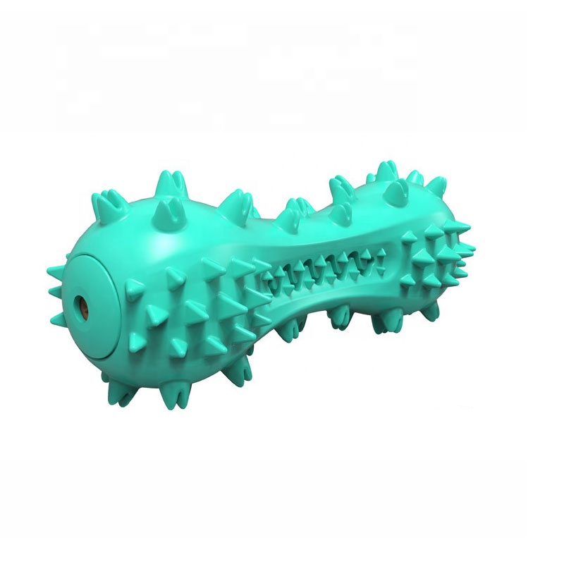 High Quality Squeaky Dog Chew Toy Natural Rubber Dog Toothbrush Toys, Durable Dental Care Teeth Cleaning Toys