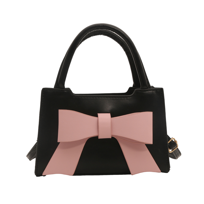 Women PU Bow Fashion Shoulder Bag Large Capacity Designer Small Handbags Adjustable Strap Trendy Satchel Bag Chic Hobo Bag