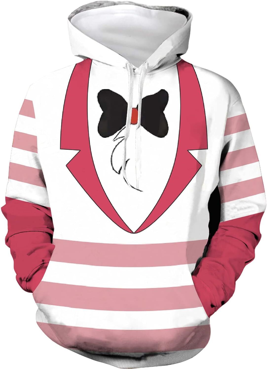 Hoodie for Mens Womens Unisex Hazbin Hotel Hoodies Alastor Costume Hooded Sweatshirts Angel Dust 3D Pullover Sweater Graphic Cute pattern