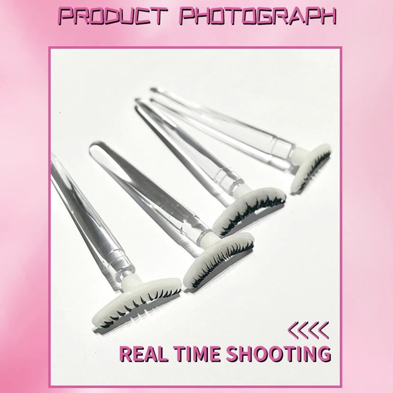 Eyelash seal sealing tool with DIY ink low eyelash extension seal silicone makeup tool suitable for beginners convenient for natural eyelashes 241107