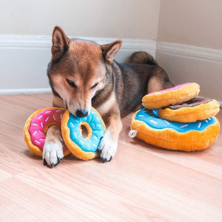 Hot Selling Dog Toy Pet Supplies No Stuffing Puppy Toy Squeaky Plush Dog Toy For Chewing