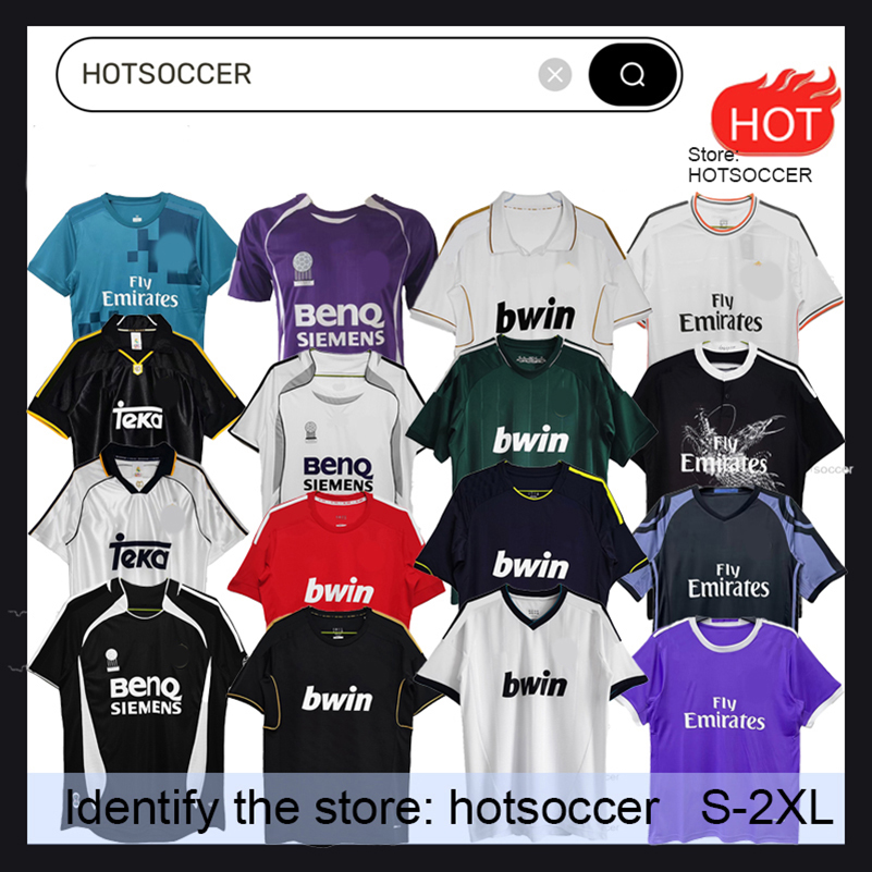 Madrid Retro Soccer Jerseys Finals Football Shirt BENZEMA SEEDORF CARLOS R.CARLOS RONALDO KAKA Raul 03 04 06 07 11 13 14 15 16 17 18 Modric BALE hotsoccer