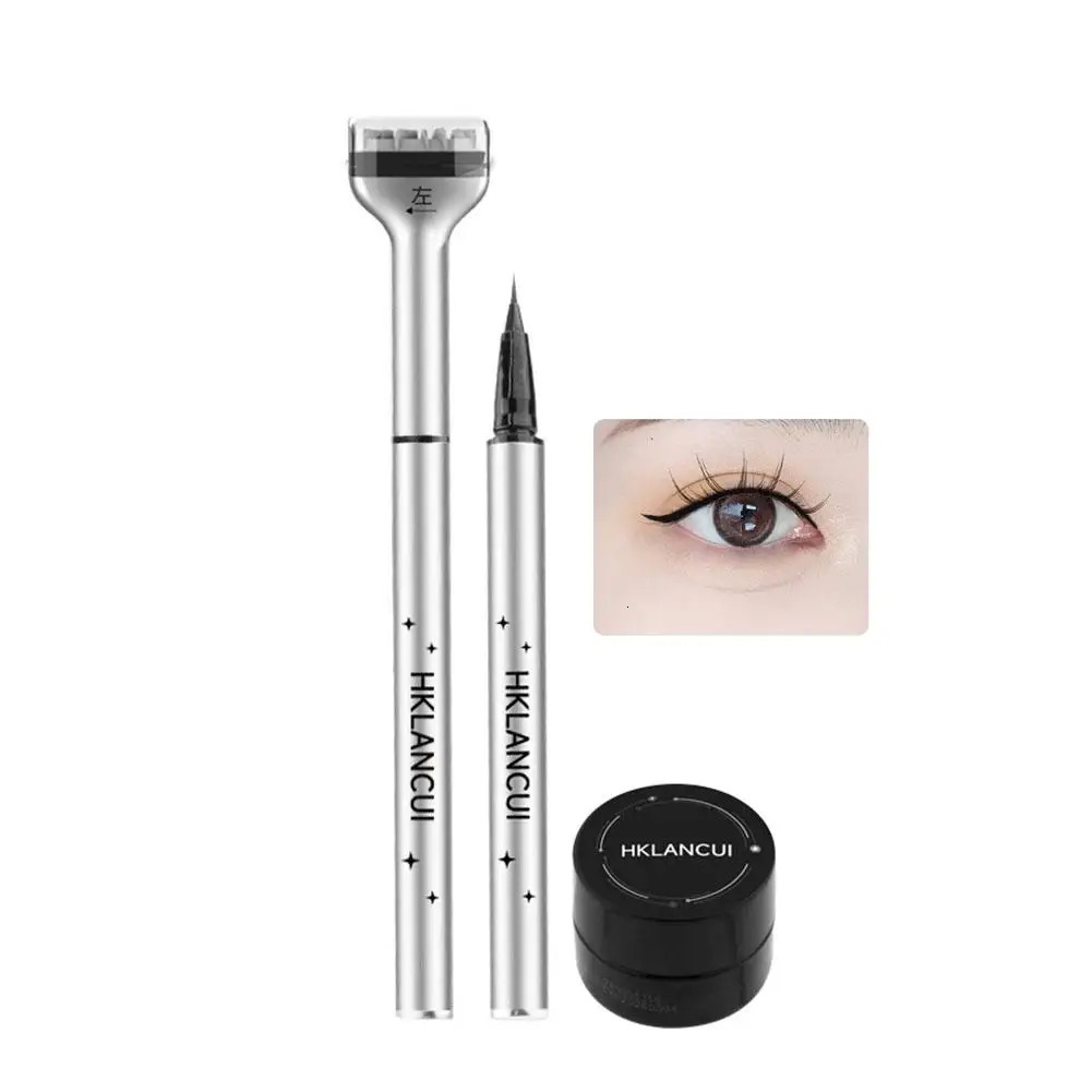 Lower eyelash printing waterproof eyeliner pencil lower eyelash template eyelash simple tool lower eyelash beauty seal 241107