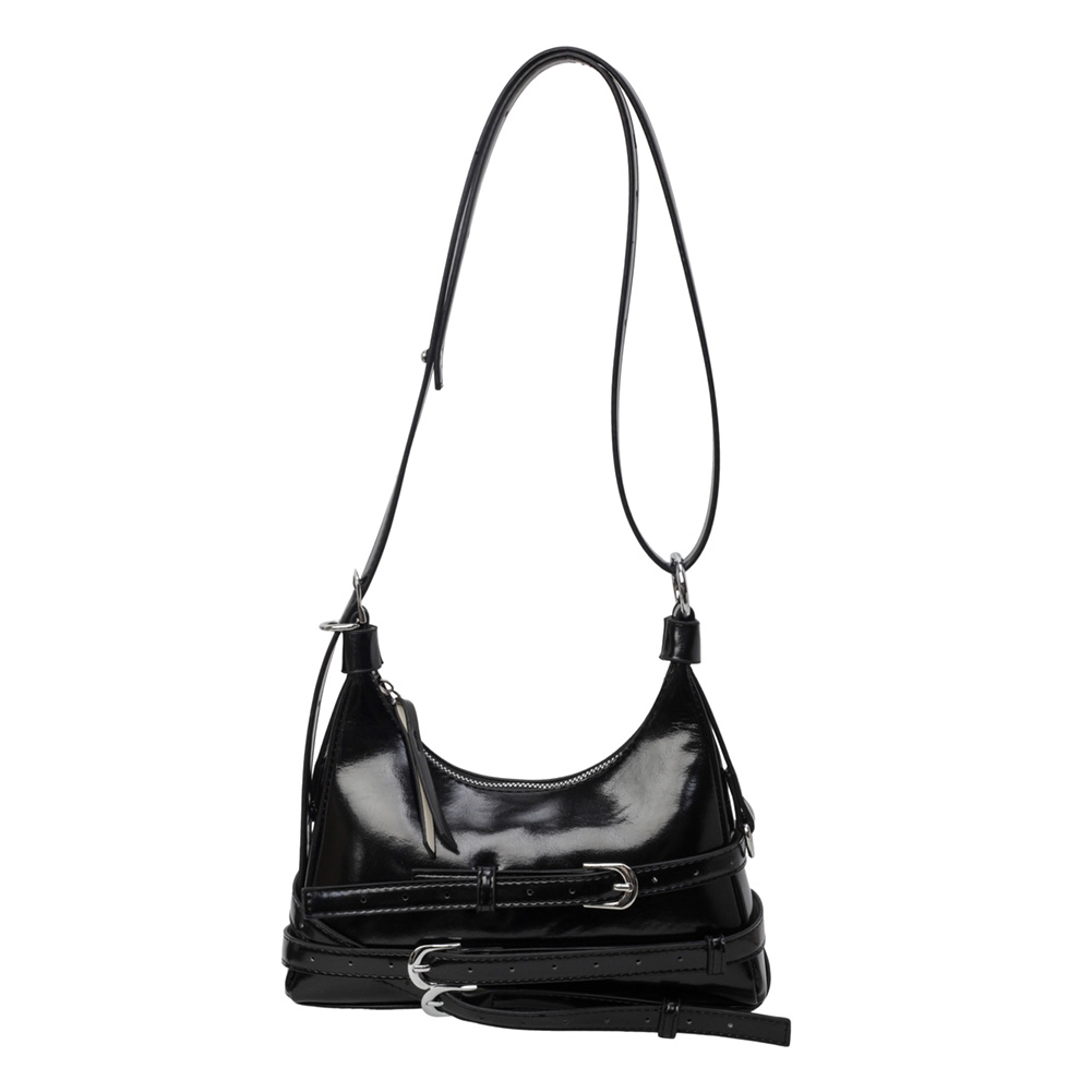 Women PU Stylish Underarm Bag Zip Closure Trendy Crossbody Bag Large Capacity Casual Handbag Adjustable Strap Chic Hobo Bag
