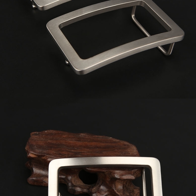 Solid Pure Belt Buckle O Type Mens Pin Personality 240401