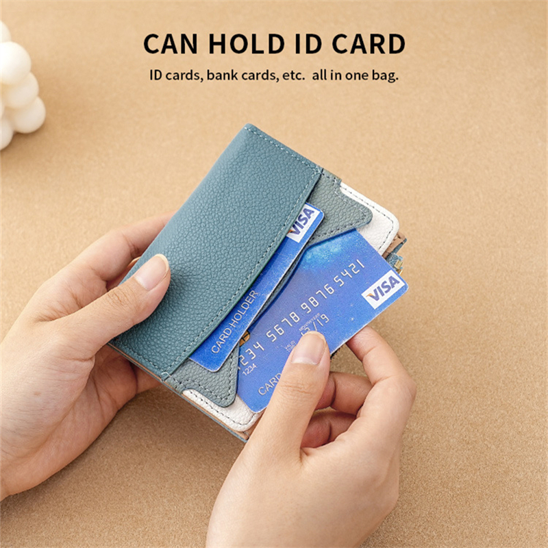 Fashion Elegant Short Women Wallet Ladies Small Coin Purse for Woman Card Holder Female Mini Clutch for Girl Zipper Money Clip