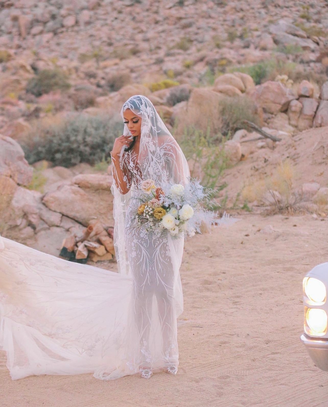 Boho Sheath Lace Dress For Illusion Long Sleeves Fulllace Wedding Dresses Bridal Gowns Sweep Train African Bride Dress 0515