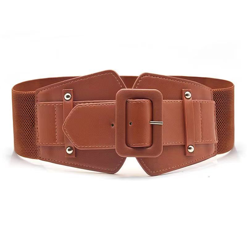 Factory direct sale belt female decorative wide elastic waist seal with dress child simple versatile girdle fashion waist jewelry