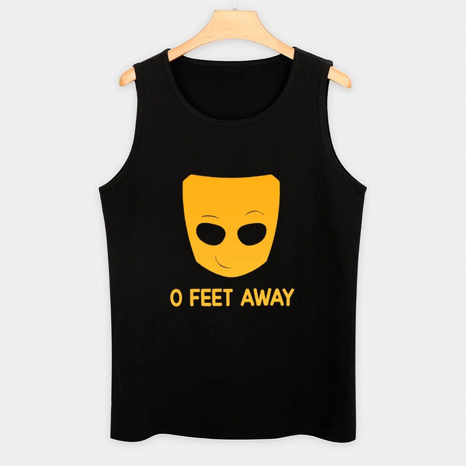 Grindr O feet away Tank Top anime tshirts vests for men gym clothing 240408