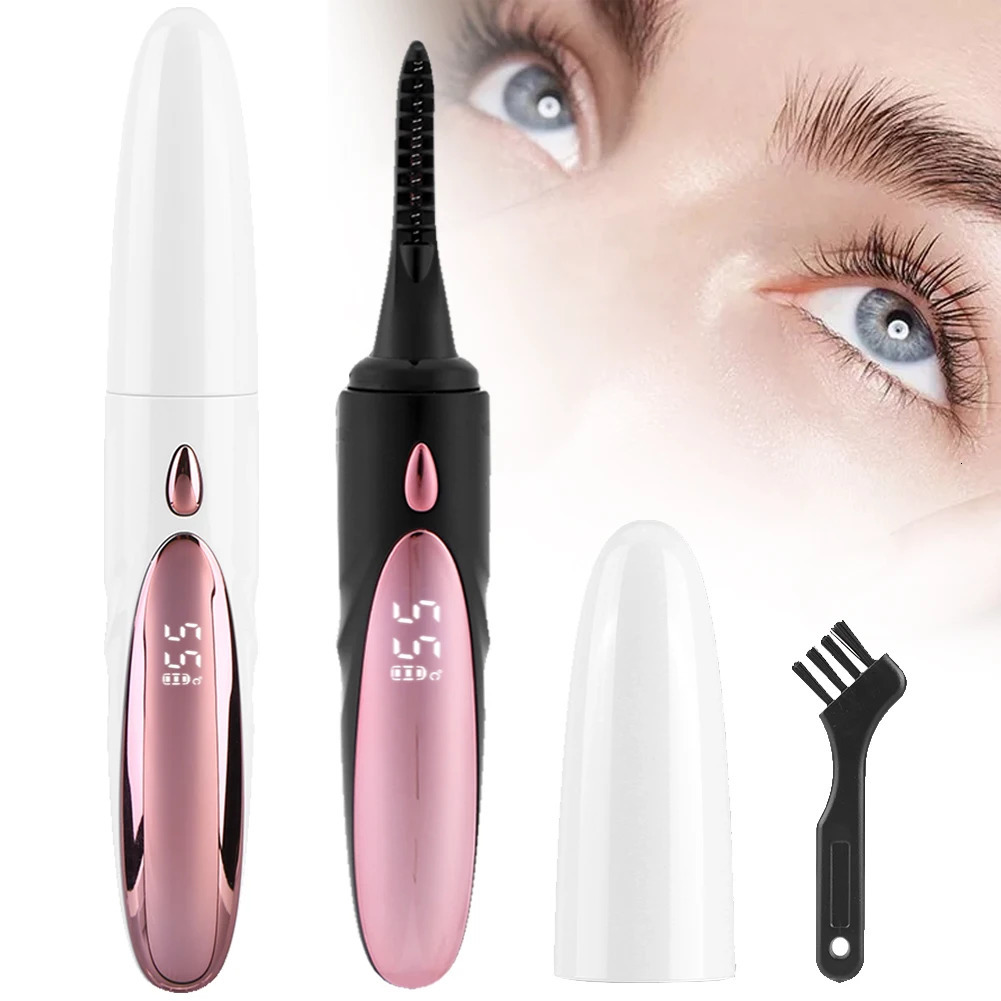 24-hour electric eyelash curler with eyelash curler LED display screen eyelash curler tool USB charging makeup accessories 241107