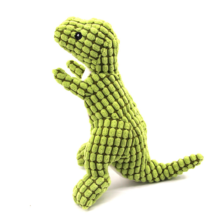 Dog Toy New Cartoon Dinosaur Vocal Dog Toy Bite Resistant Dinosaur Plush Dog Toys