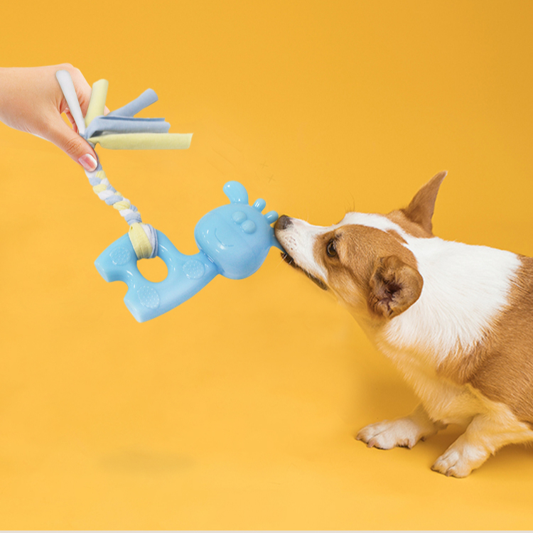 Wholesale pet new toys TPR Braided Fawn Pet Toys Fun Interactive Decompression Companion Chew Dog Toys