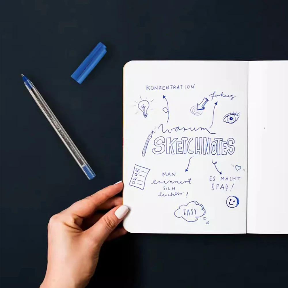 10 German Schneider Ballpoint pens 505M large capacity gel pens Office writing 0.7mm school stationery 241106