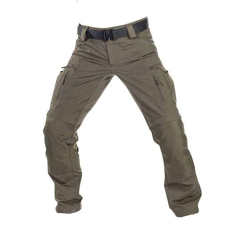 P40 Tactical Pants Mens Spring Autumn Multi-Pockets Wear Resistant Cargo Pants Outdoor Hiking Casual Loose Trousers Male Joggers LX241107
