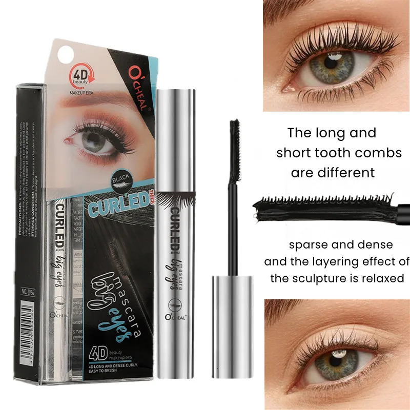 Thick curly eye black waterproof not dirty durable not easy to make up 241107