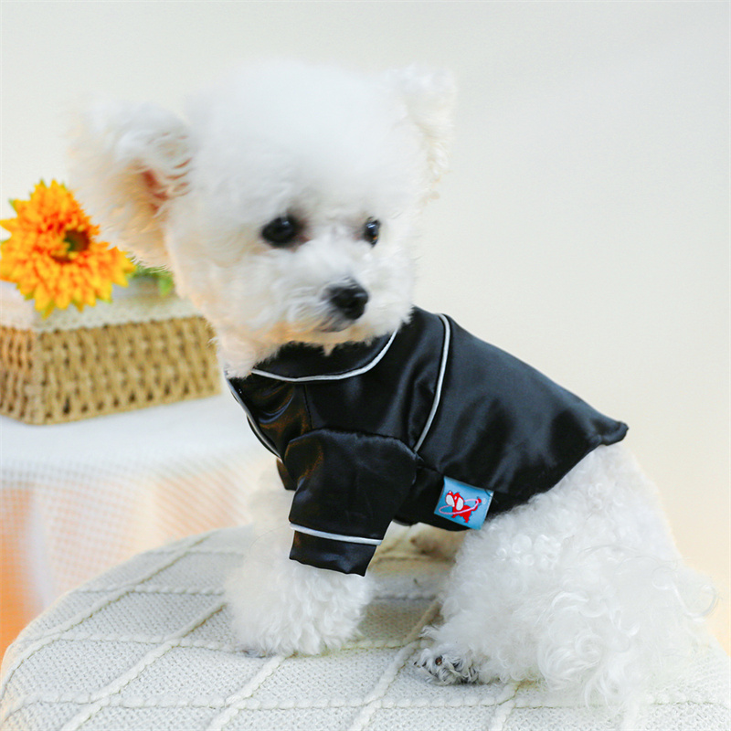 Silk Dog Pajamas Dog Clothes for Small Dogs Girl Boy Pet Onesie Doggy Outfit Puppy Doggy Cat Coat Jumpsuit