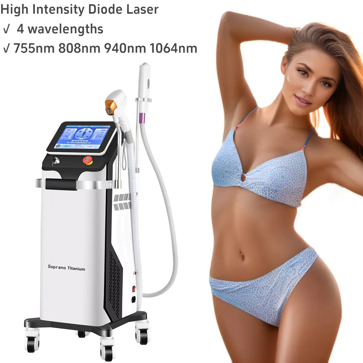 2 in 1 Professional Laser Picosecond Laser Hair Removal Machine Price Skin Rejuvenation Tattoo Removal Laser Machine For Spa
