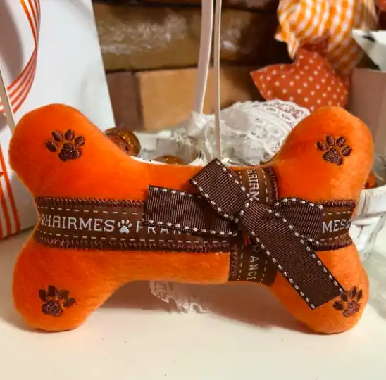 New Arrival Christmas Birthday Party Store Accessories Molar Teeth Bone Shape Resistance Bite Custom Pet Chew dog plush toys