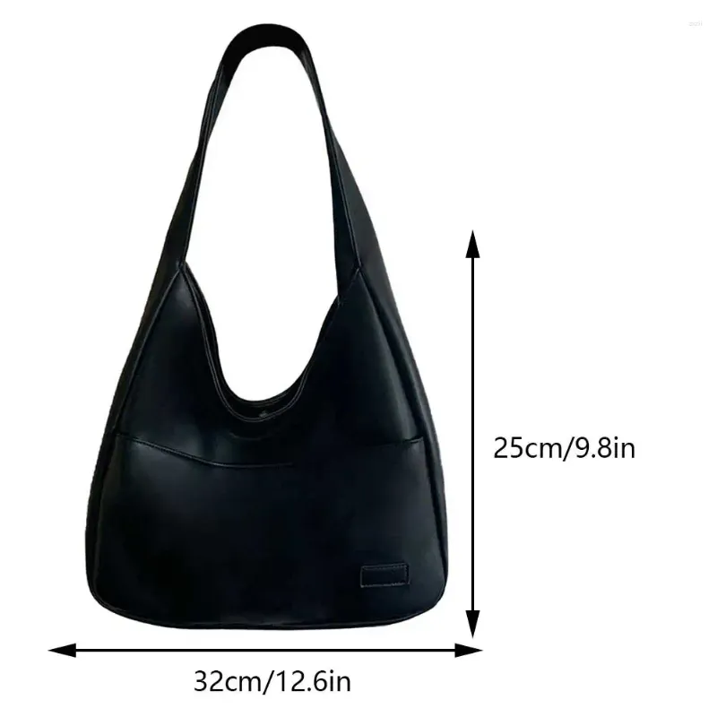 Wholesale Shoulder Bags Women PU Leather Bag Simple Solid Fashion Large Capacity Handbag Vintage Daily Dating