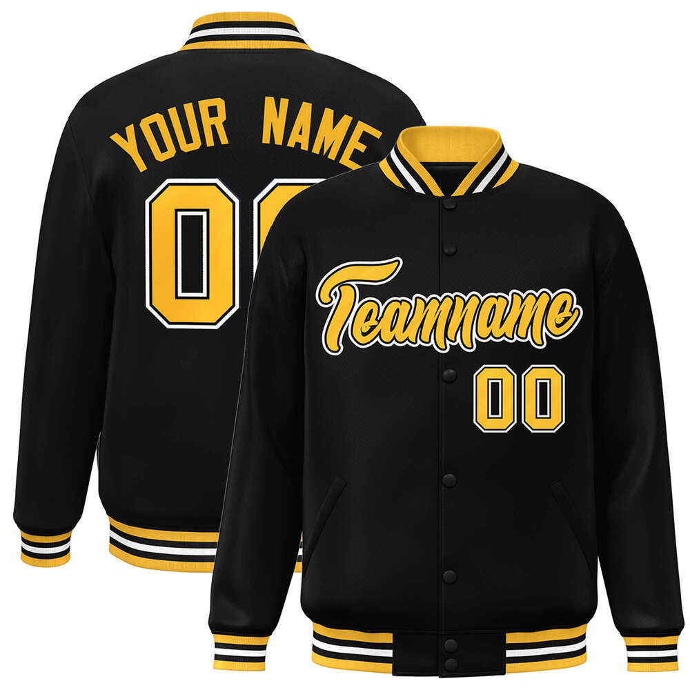 2025 Custom Baseball Classic Style Full-Snap Unisex Coat Personalized ed Name Number Varsity Letterman Jacket