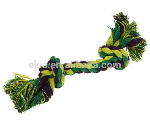 Pets Dogs Pet Supplies Pet Dog Puppy Cotton Chew Knot Toy Durable Braided Bone Rope Funny Tool