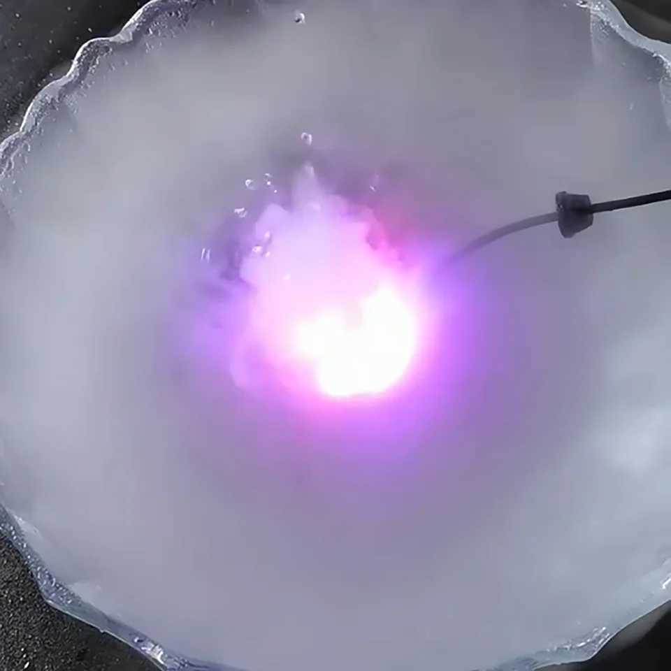 12 LED Electric Ultrasonic Mist Atomizer Fog Maker Humidifier Aquarium Fish Tank Rockery Bonsai Decor Pond Landscaping FountainLX241107