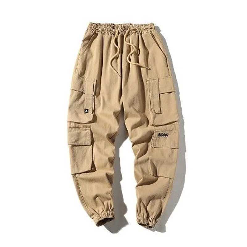 Streetwear Black Mens Harem Joggers Pants Men Cargo Pants 2022 Hip Hop Casual Pockets Sweatpants Male Oversized Fashion Trouser LX241107