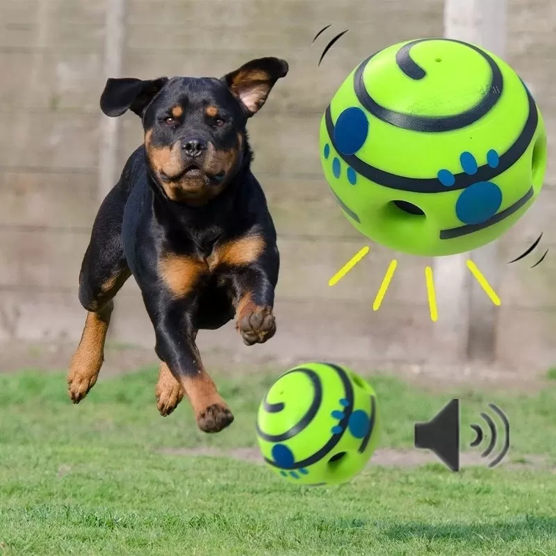 Chew Toy giggling balls interactive dog toys funny laughter while rolling or shaking pet toy ball