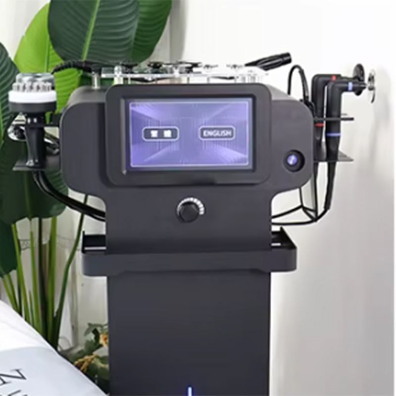 Latest 448k Facial Body Beauty Machine With 6 Handles For Face Lifting Body Massage Wrinkle Removal Scraping Detoxification Lymphatic Drainage Machine