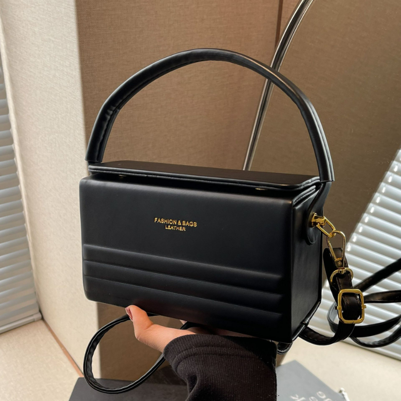 Leather Women Messenger New Designer Minority Box Shoulder Crossbody Bag Fashion Ladies Purses Female Handbag New Free Delivery Designer Bag