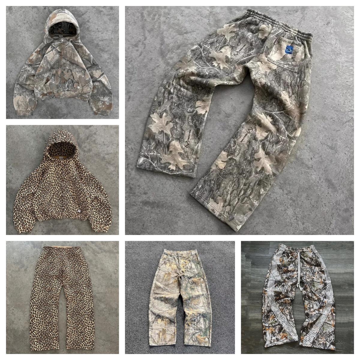 Designer Men's Pants Y2K Jeans Hip Hop Trendy Brand Camouflage Pattern Baggy Denim Women Clothing Unisex Casual Camo Trousers Streetwear Size S-2XL