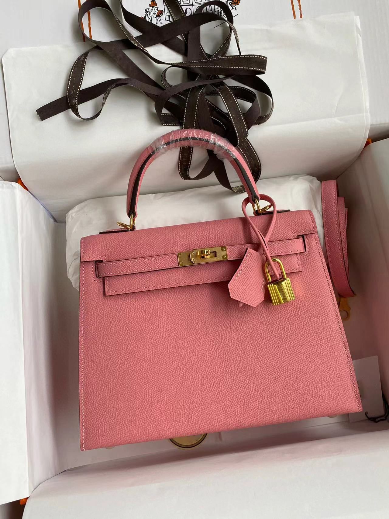 10A mirror quality women purse Designer bag Gold Sier metal Handmade Epsom calfskin Handbag classic fashion togo leather Crossbody Bag clutch 589