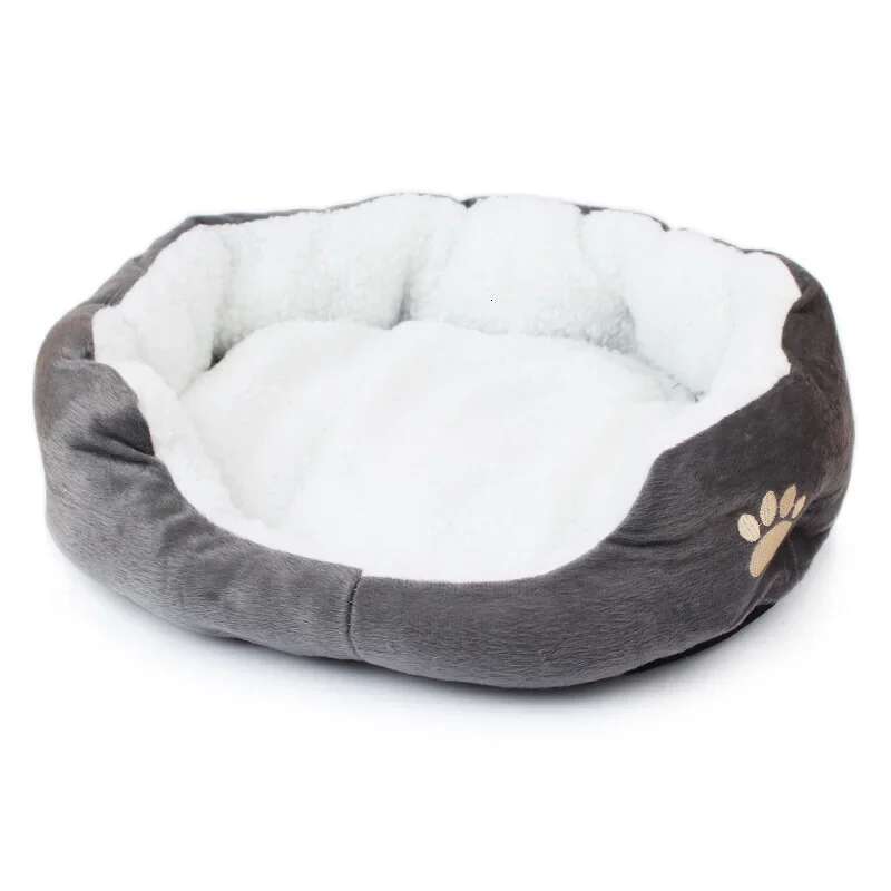 Washable Super Soft Dog Pet Bed Supplies Plush Cat Mat Small and Large Size Lambswool Kennel Teddy Bichon