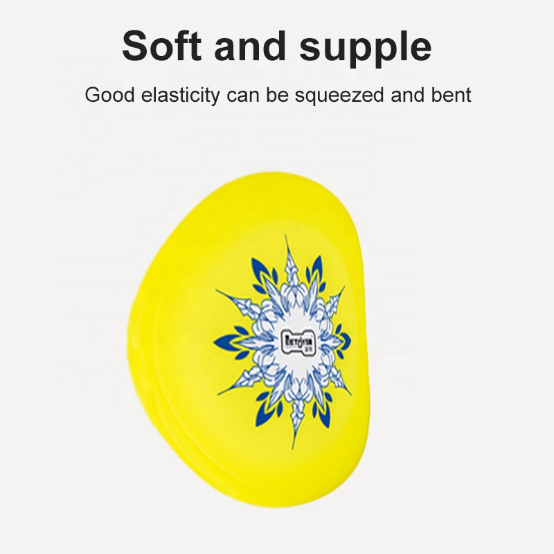 Customized Round Dog Pet Training Toys TPU Flying Disc Dog Fetch Toy Bite Resistant Frisbeed For Training Dogs Disco Volador