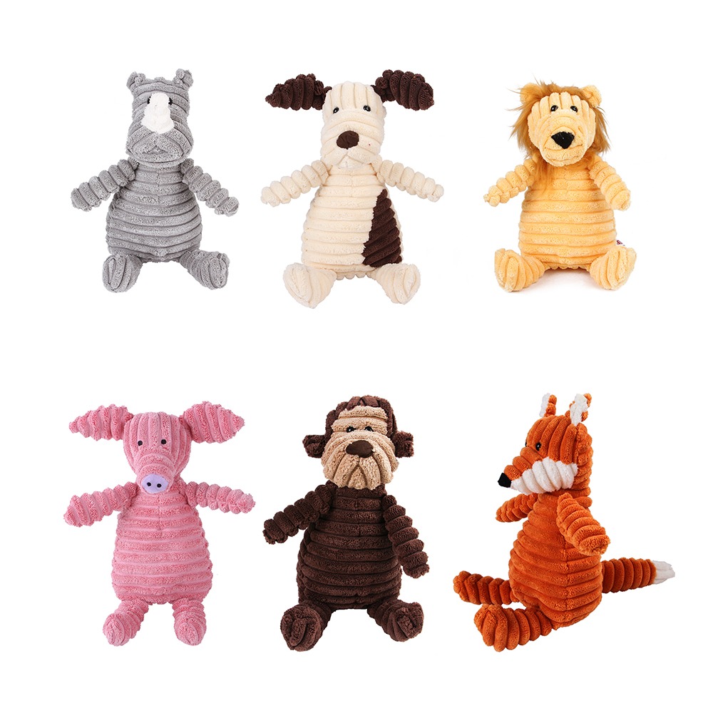 Manufacturer Wholesale Eco Friendly Durable Pet Chew Toys Plush Squeaky Dog Toys