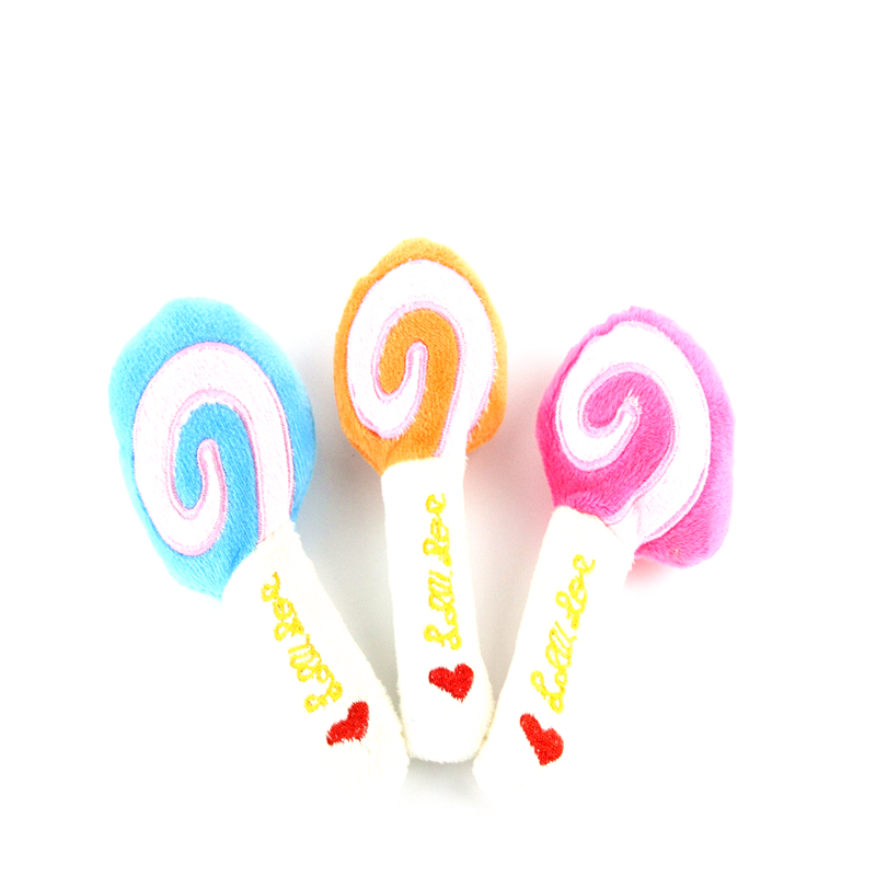 Plush Candy Clear Tooth Chew Dog Cat Pet Toys Supplies Dog Cat Bone Toys