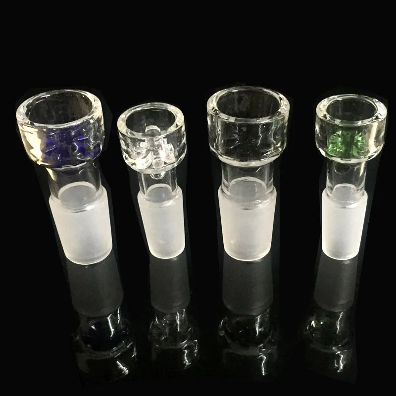 Wholesale Glass Bowls with Blue Green black clear Snowflake Filter Bowl for Glass Bongs 10mm 14mm 18mm Fit Oil Rigs Glass Bongs LL