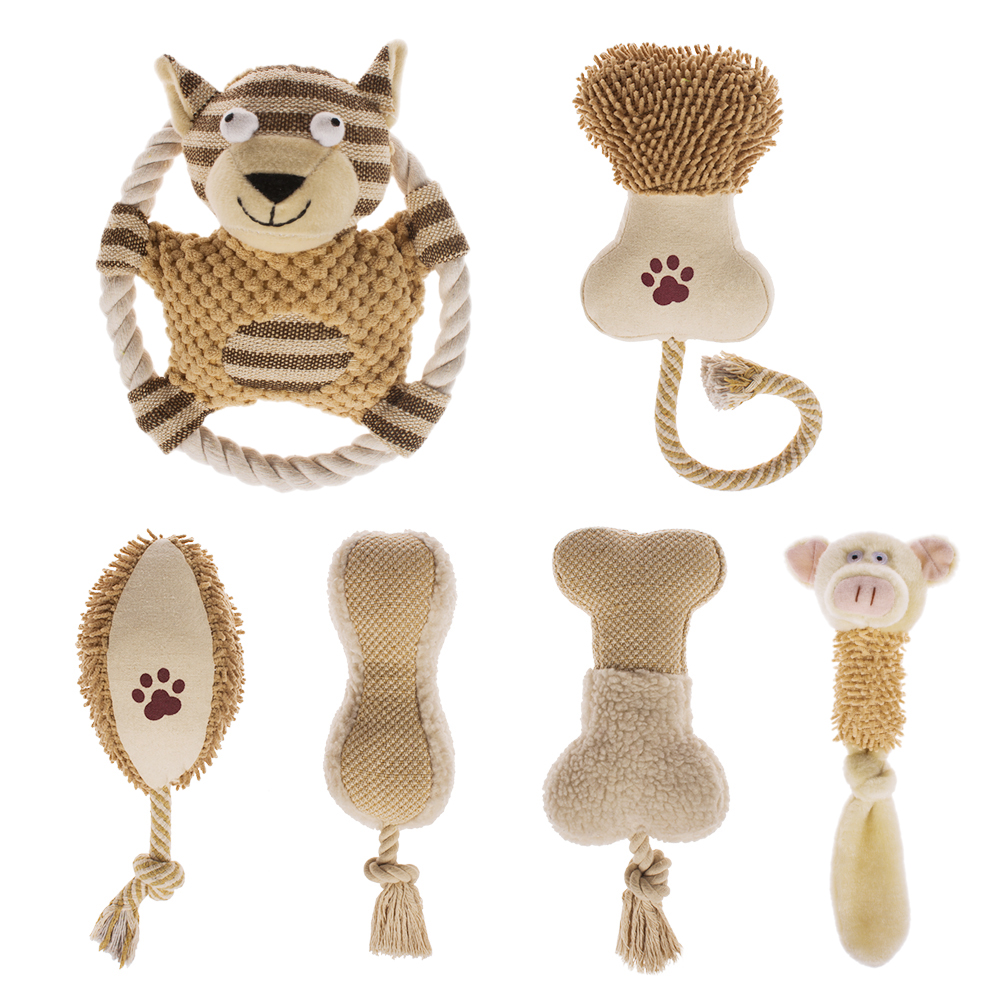 plush toy antelope stuffed animal soft chew cotton rope toy