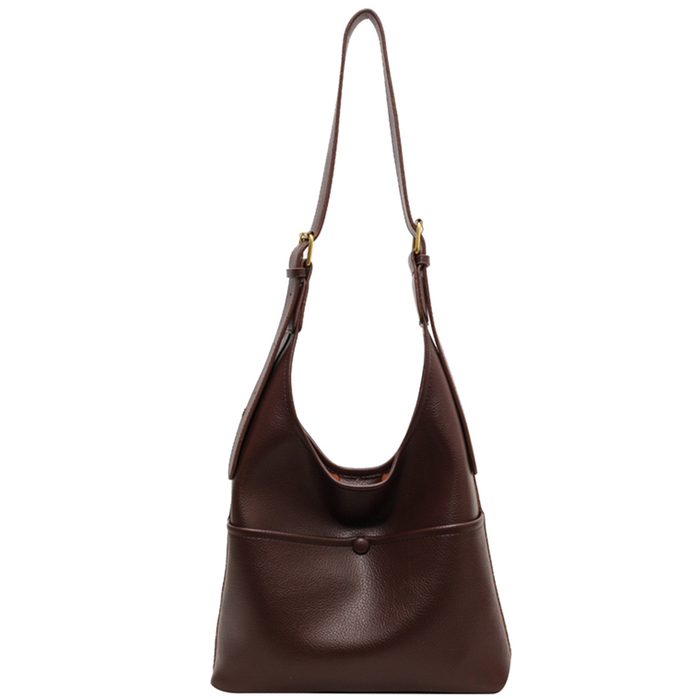 Shoulder Bag for Women Slouchy Crossbody Bag PU Leather Adjustable Strap Hobo Bag Magnetic Closure Tote Bag for Work Travel