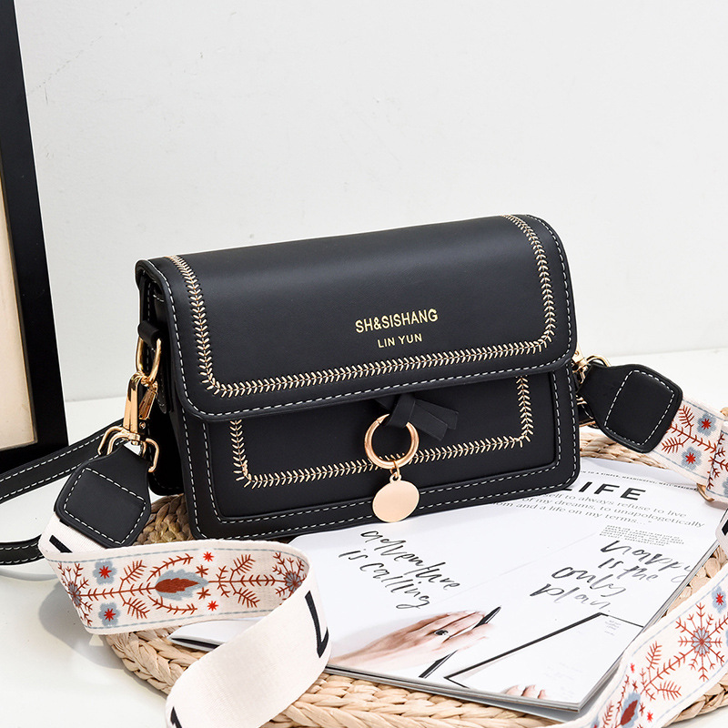 Contrast Color PU Crossbody Bags for Women Travel Handbag Fashion Simple Shoulder Messenger Bag Ladies Handbag