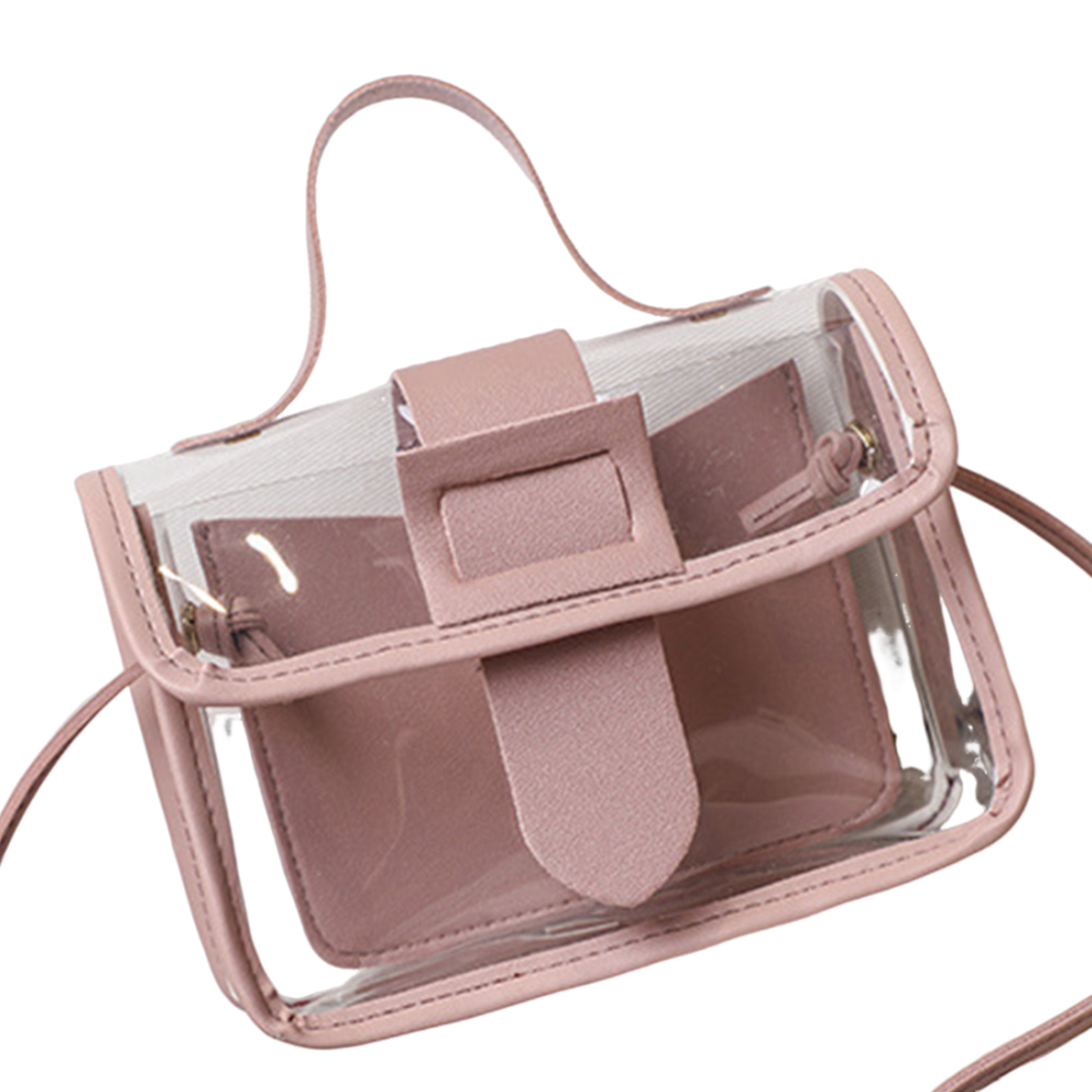 Women Jelly Small Shoulder Bag PVC Transparent Ladies Crossbody Messenger Bags Fashion Shopping Daily Female Purse