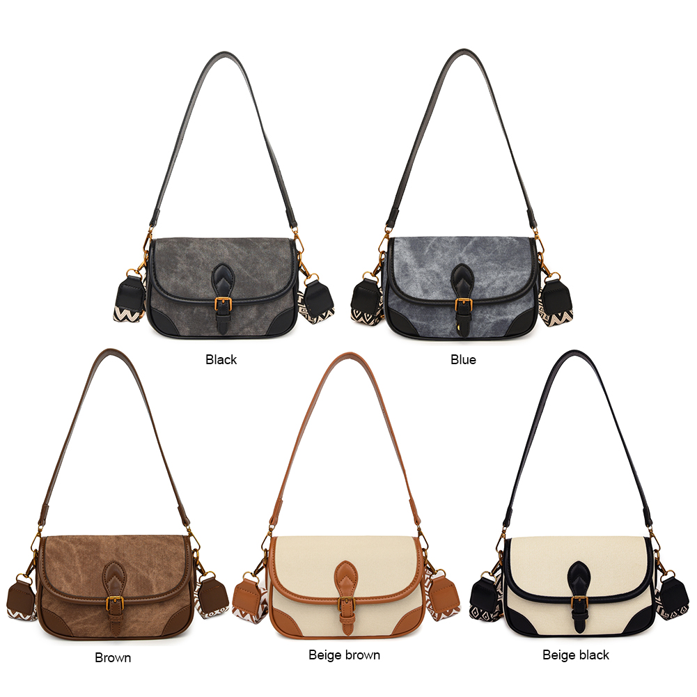 Women PU Shoulder Bag Casual Satchel Bag Large Capacity Stylish Commuting Bag Adjustable Strap Chic Hobo Bag Small Square Bag
