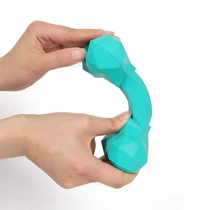 Bone Shape BPA-Free Rubber Pet Dog Chew Toy Peanut Butter Fillable Dog Chewing Toy for Aggressive Chewers