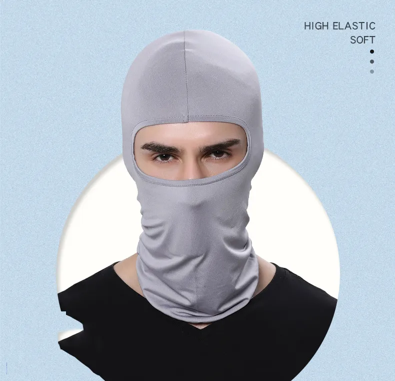 Mask Autumn Winter Polyester Balaclava Ski Mask Motorcycle Cycling Masks Lightweight Helmet Neck Warmer Gaiter Tube Hat 40 Colors LL