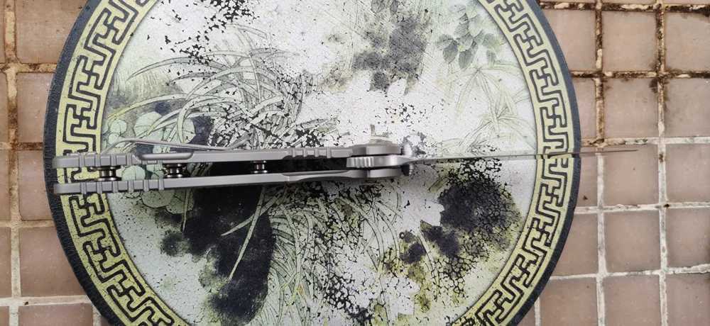 JUFULE New Hinderer XM18 Titanium Manual Ceramic Bearing Logo 20CV Tactical Pocket Camping Hunting Outdoor EDC Tool Folding Knife X241108